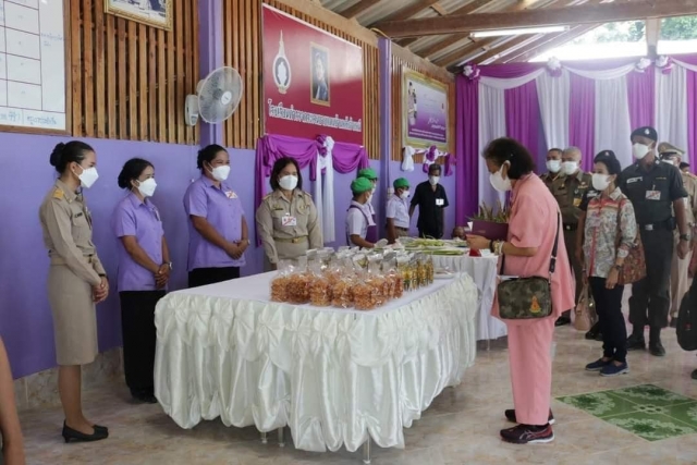 รับเสด็จสมเด็จพระกนิษฐาธิราชเจ้า กรมสมเด็จพระเทพรัตนราชสุดาฯ สยามบรมราชกุมารี